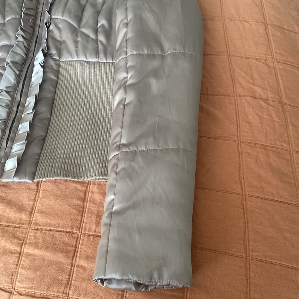 2b Bebe Puffer Beatiful Jacket .Size Medium.Bronz… - image 4